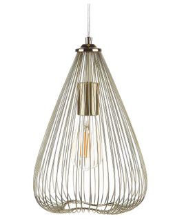 Lampe Suspension Conca Métal Doré