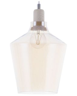 Lampe Suspension Santon Verre Doré