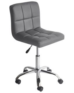 Chaise De Bureau Marion Gris Clair