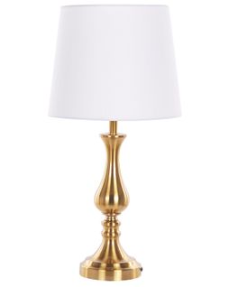 Lampe à Poser Dorée Et Blanche 63 Cm Hodmo