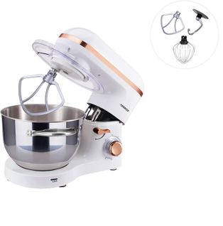 Robot Pâtissier Professionnel 1500w Blanc 6 Litres 6 Vitesses   Fonction Pulse