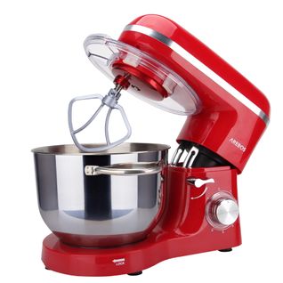 Robot Pâtissier Professionnel 1500w Rouge Robot De Cuisine Multifonction Bol D'acier Inoxydable 6 L
