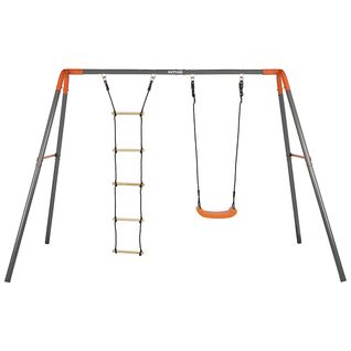 Portique à Balançoire Et Échelle D'escalade Combi Pour Enfants