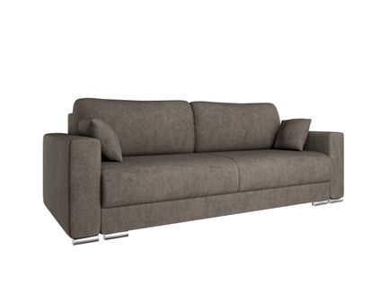 Calma Canapé-lit Avec Coffre 3 Places Style Moderne - Marron