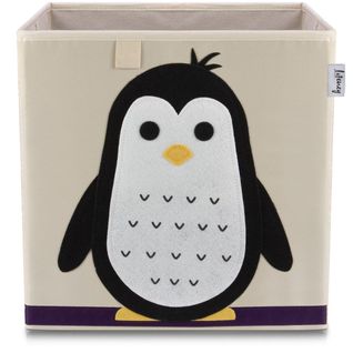 Boîte De Rangement En Tissu Pour Enfant "pingouin"