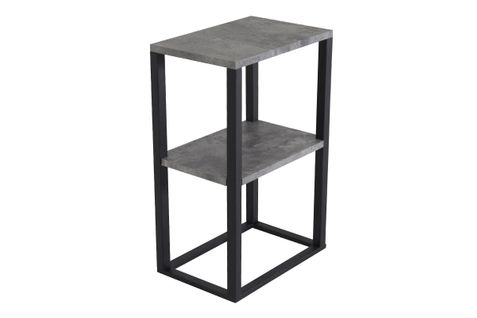 Table De Chevet Rise 30x45x70 Cm Noir