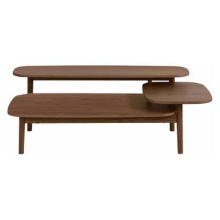Table Basse En Bois "eichberg" 120cm Noyer