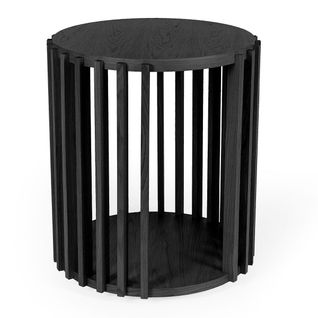Table D'appoint Design "drume" 58cm Noir