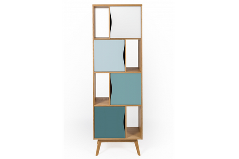 Bibliothèque En Bois 4 Portes