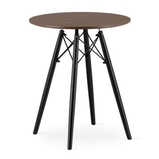 Table Ronde Kova En Frêne Foncé 60 Cm