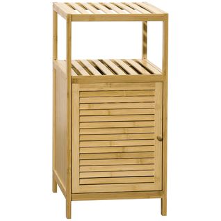 Armoire De Salle De Bain, Étagère De Salle De Bain, En Bambou,étagère,armoire, Couleur Naturelle