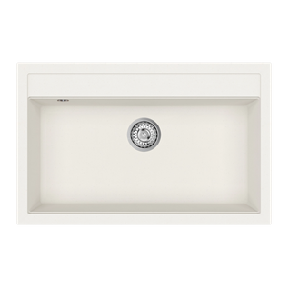 Évier Granit Blanc Helika Quadro 1 Bac