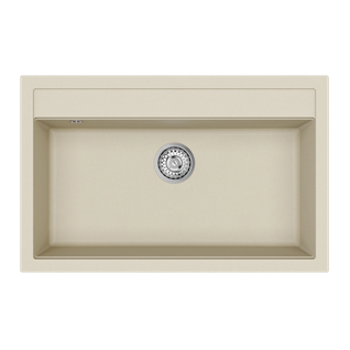 Évier Granit Beige Helika Quadro 1 Bac