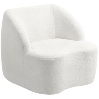Fauteuil Moelleux En Polaire - Blanc