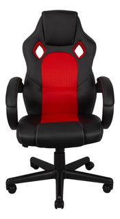 Fauteuil de bureau TURBO 2 Noir et rouge