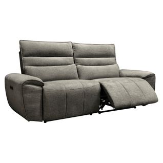 Canapé 3 places relax COME tissu anthracite