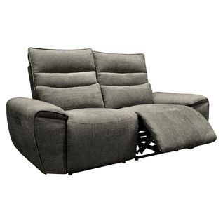 Canapé 2 places relax COME tissu anthracite