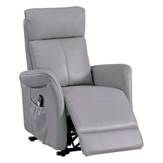 Fauteuil releveur électrique 2 moteurs HAMILTON II cuir et croûte de cuir