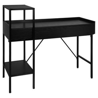 Bureau avec étagères ADAM Noir