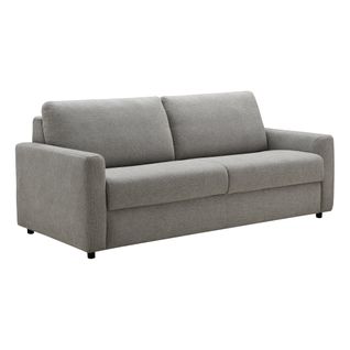 Canapé convertible 3 places EMY tissu gris