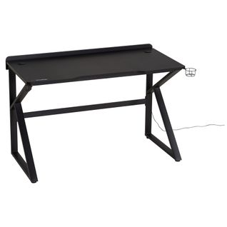 Bureau gamer avec LED BXGAMING Noir EZIO