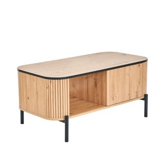 Table basse ADRIAN Imitation chêne