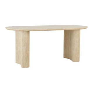 Table de séjour RAELA 180cm effet travertin