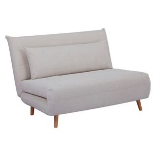 Canapé 2 places convertible IGLOO tissu beige