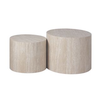 Table basse PALATINO Effet travertin