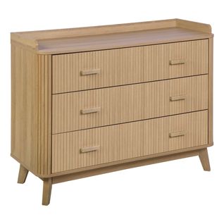 Commode 3 tiroirs OSAKA Imitation chêne