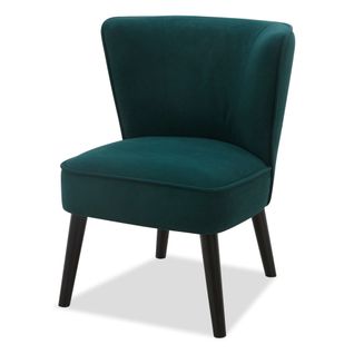 Fauteuil HARRY III tissu velours vert