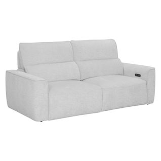 Canapé relax 3 places JEAN tissu gris clair