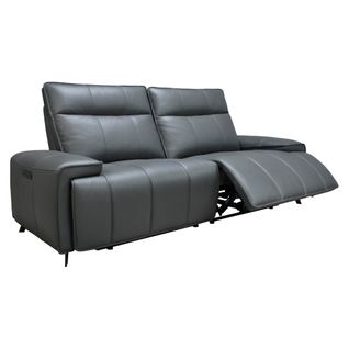 Canapé relax 3 places VERONA cuir et croûte de cuir gr fc