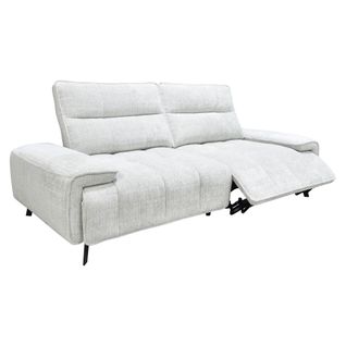 Canapé relax 3 places ALTO tissu galet