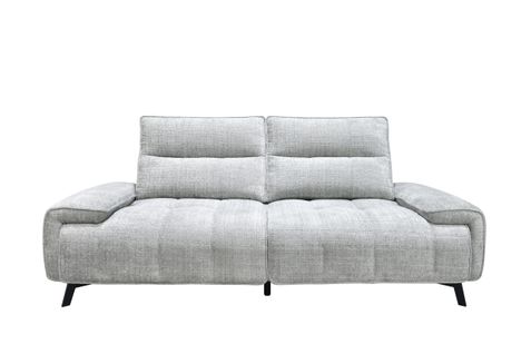 Canapé relax 2 places ALTO tissu gris