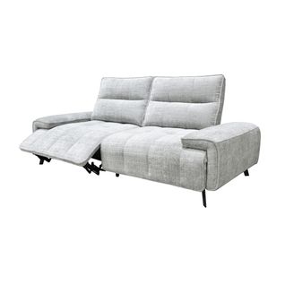 Canapé relax 2 places ALTO tissu gris