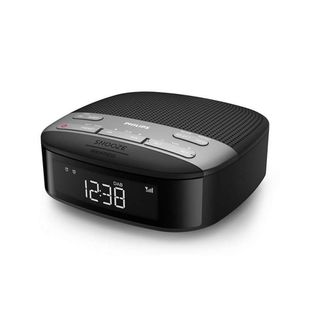 Radio-réveil Double Alarme Noir - Tar3505