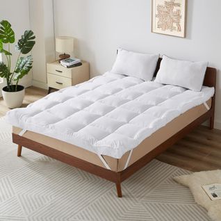Surmatelas Moelleux 180 X 200 Cm Double Epaisseur En Microfibre Respirante - Moelleux - 2 Places
