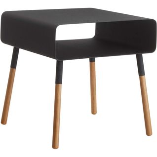 Table De Chevet Moderne En Métal Et Bois