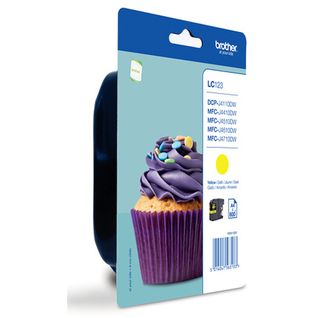 Cartouches D'encre Lc-123ybp Cartouche D'encre 1 Pièce(s) Original Jaune