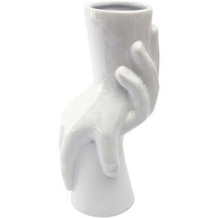 Vase En Dolomite Main 24 Cm