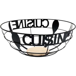 Corbeille à Fruits En Métal Cuisine 27 X 12.5 Cm