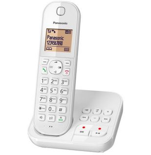 Téléphone Sans Fil Dect Blanc Avec Répondeur - Kxtgc420frw