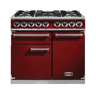 Piano de cuisson FALCON F1000DXDFRD/NM Mixte rouge