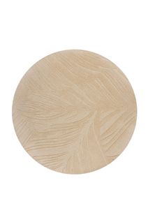 Tapis En Laine Rond Feuillage - 160x160cm