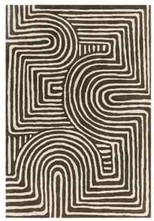 Tapis Tufté Main En Laine Twister 200x290 Cm