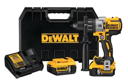 Perceuse-visseuse à Percussion 18v + 2 Batteries 5ah + Coffret Tstak - Dewalt - Dcd996p2-qw
