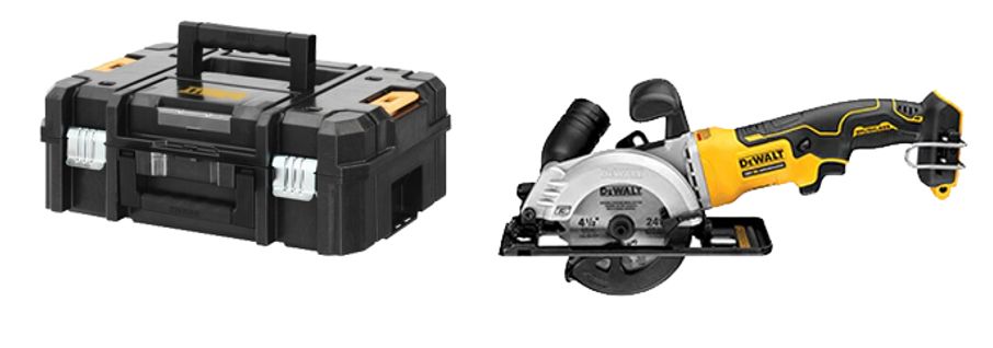 Scie Circulaire 18v Xr (sans Batterie Ni Chargeur) + Coffret Tstak Ii - Dewalt - Dcs571nt-xj