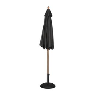 Parasol De Terrasse De 2,5 M à Poulie Professionnel Noir -