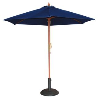 Parasol De Terrasse Professionnel Bleu Marine à Poulie De D.3 M -